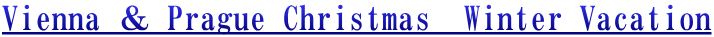 Vienna ＆ Prague Christmas　Winter Vacation