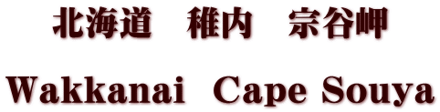 北海道　稚内　宗谷岬  Wakkanai  Cape Souya