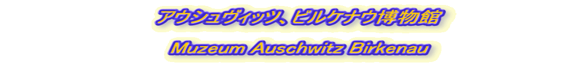 　アウシュヴィッツ、ビルケナウ博物館 　　　　　　　　　　　　　　　　　　　　　　　　　　　　　　　　　　　　　　　 　Muzeum Auschwitz Birkenau